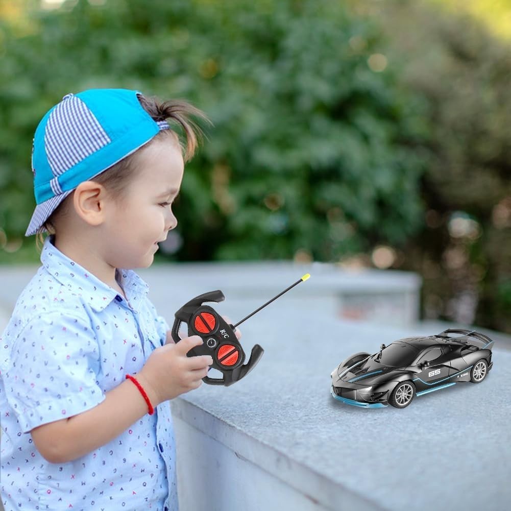 Black RC Drift Car for Kids – Remote Control Vehicle, 22×10×7 CM, Fun Gift