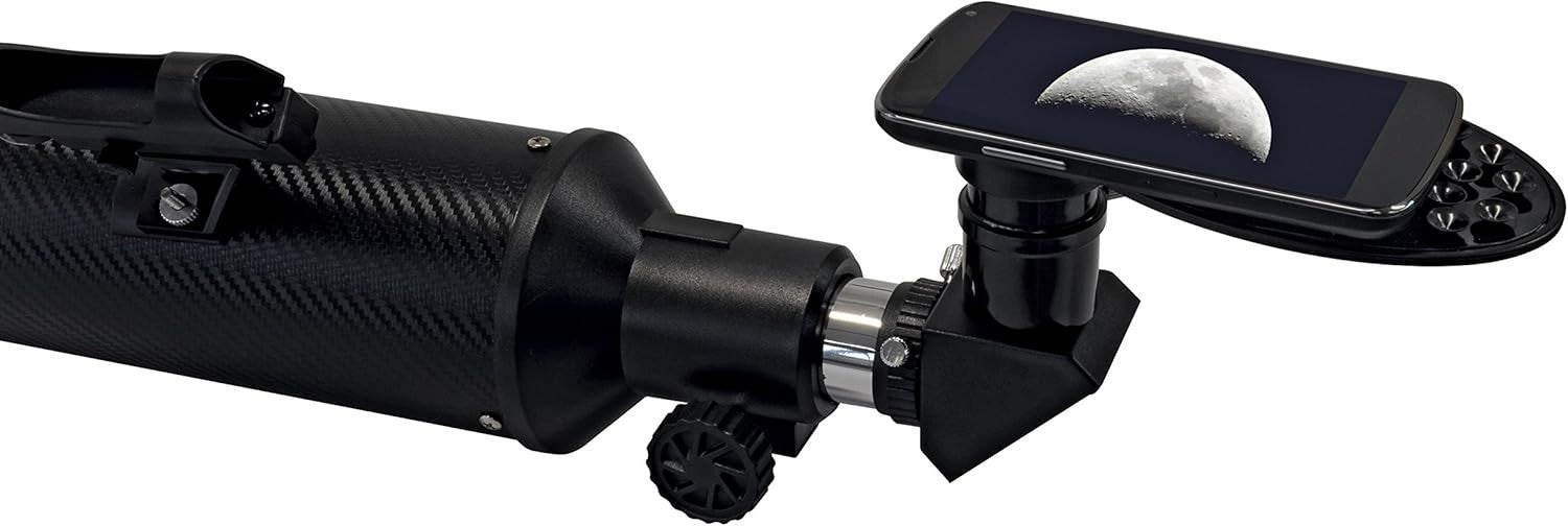 80/900 Refractor Telescope Carbon Fiber EQ Mount w/ Tripod & Phone Adapter