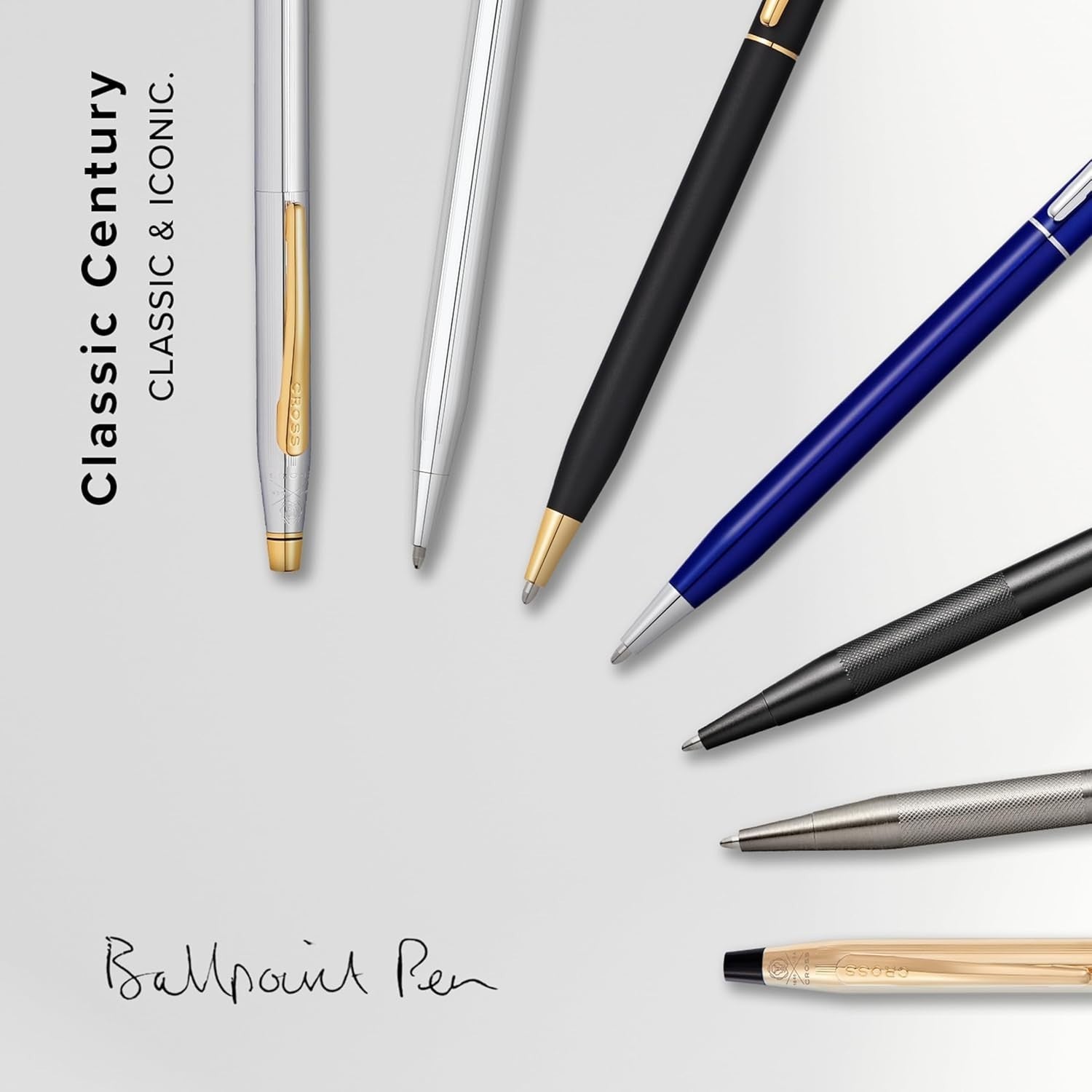 Luxury Lustrous Chrome Ballpoint Pen – Medium Point, Refillable, Gift Box