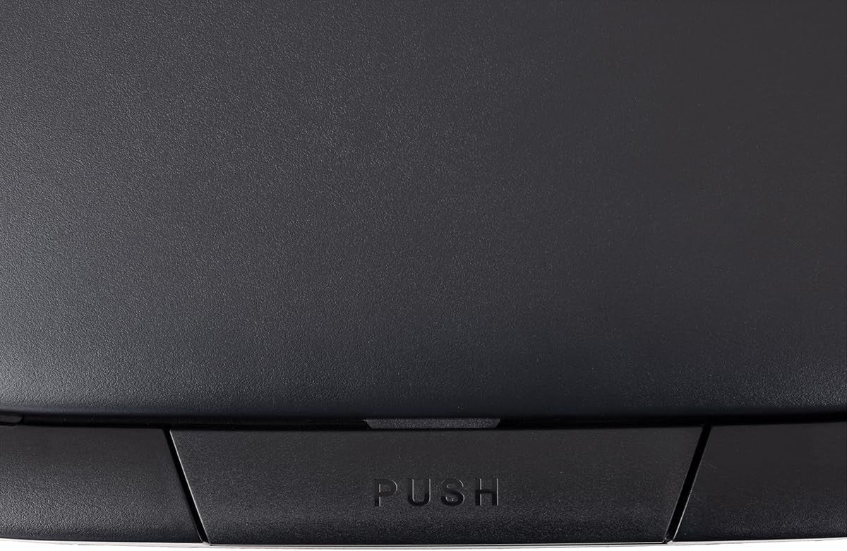 55L Touch Top Kitchen Bin Stainless Steel Slim Easy Clean