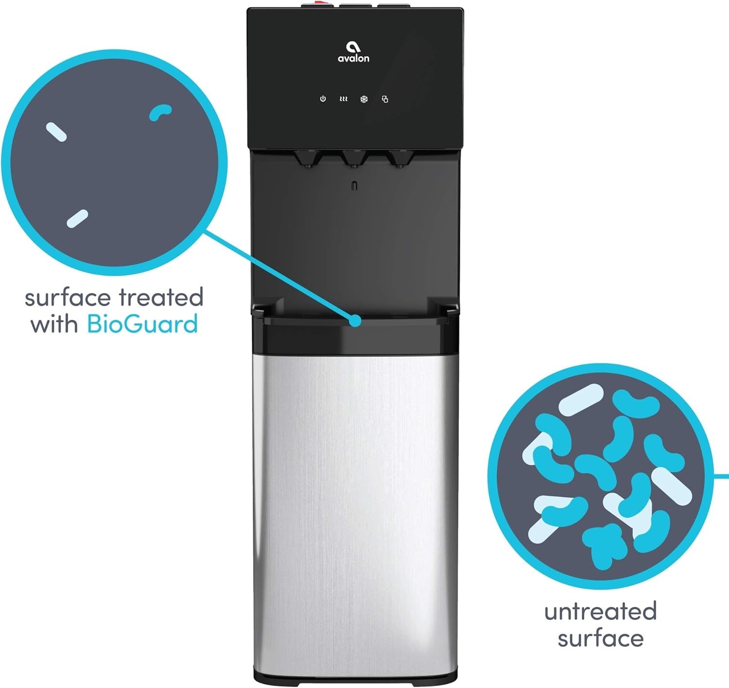 Bottom Loading Water Cooler Hot Cold Room Water Stainless Steel Dispenser