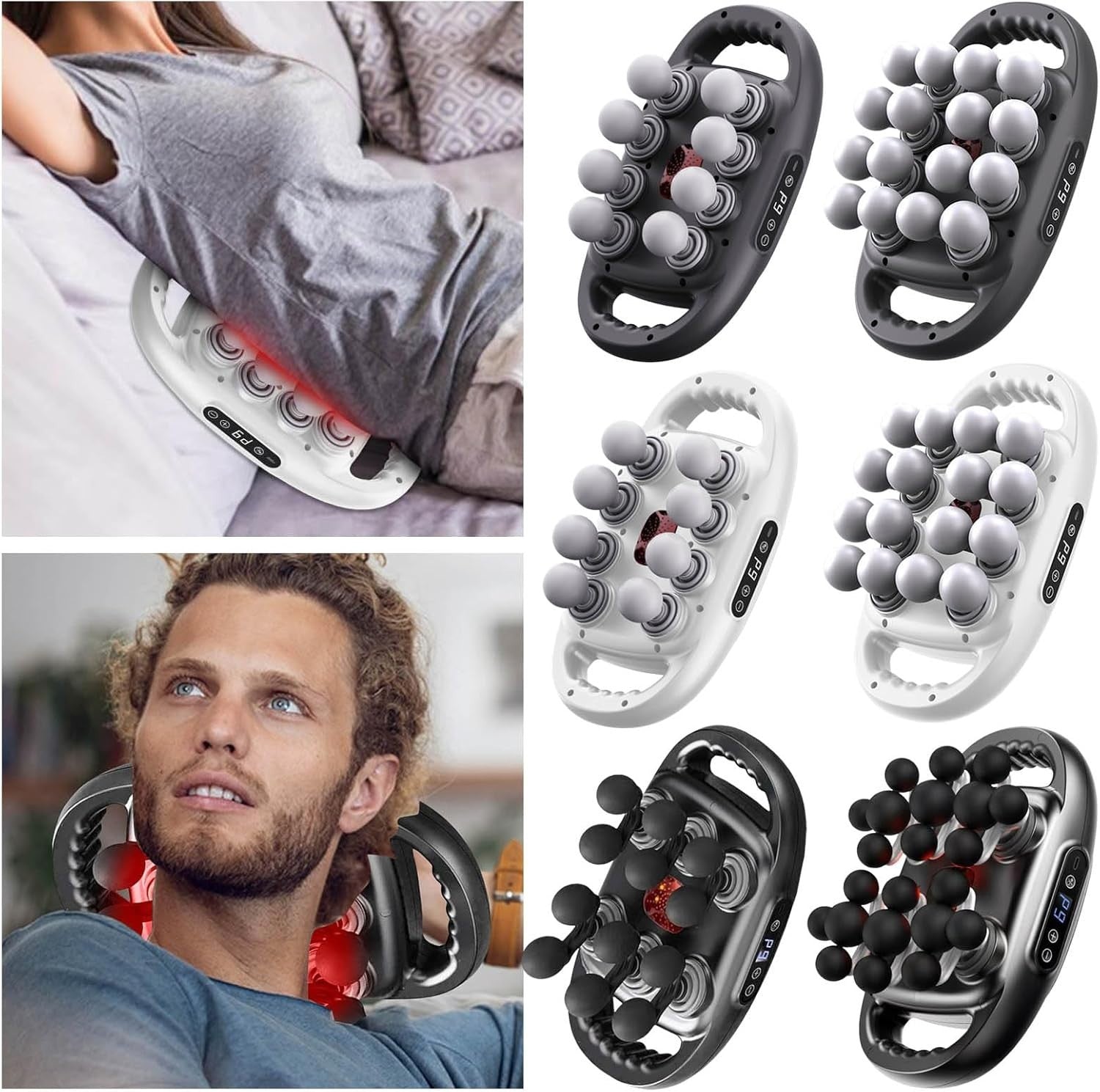 Deep Tissue Massage Gun Body Massager 8 Head 9 Speed Muscle Pain Relief