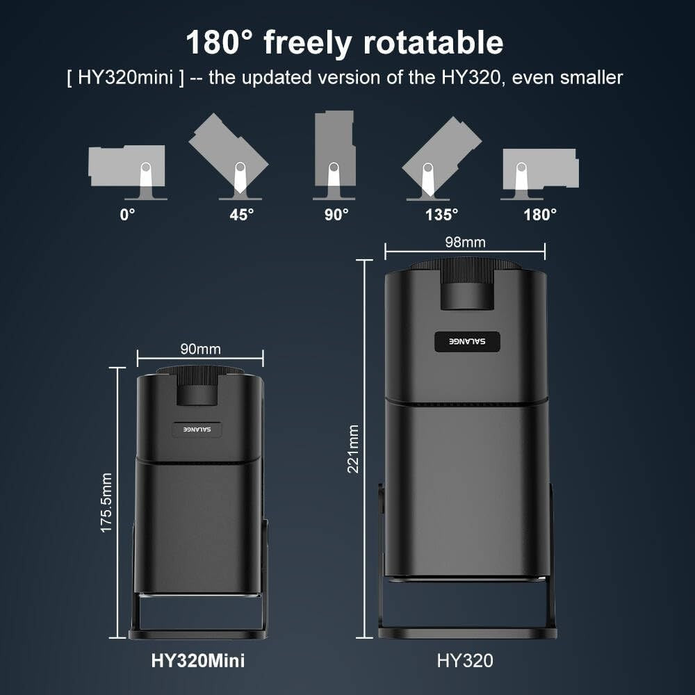 Short Throw Smart Projector 1080P 4K WiFi 6 Bluetooth Android