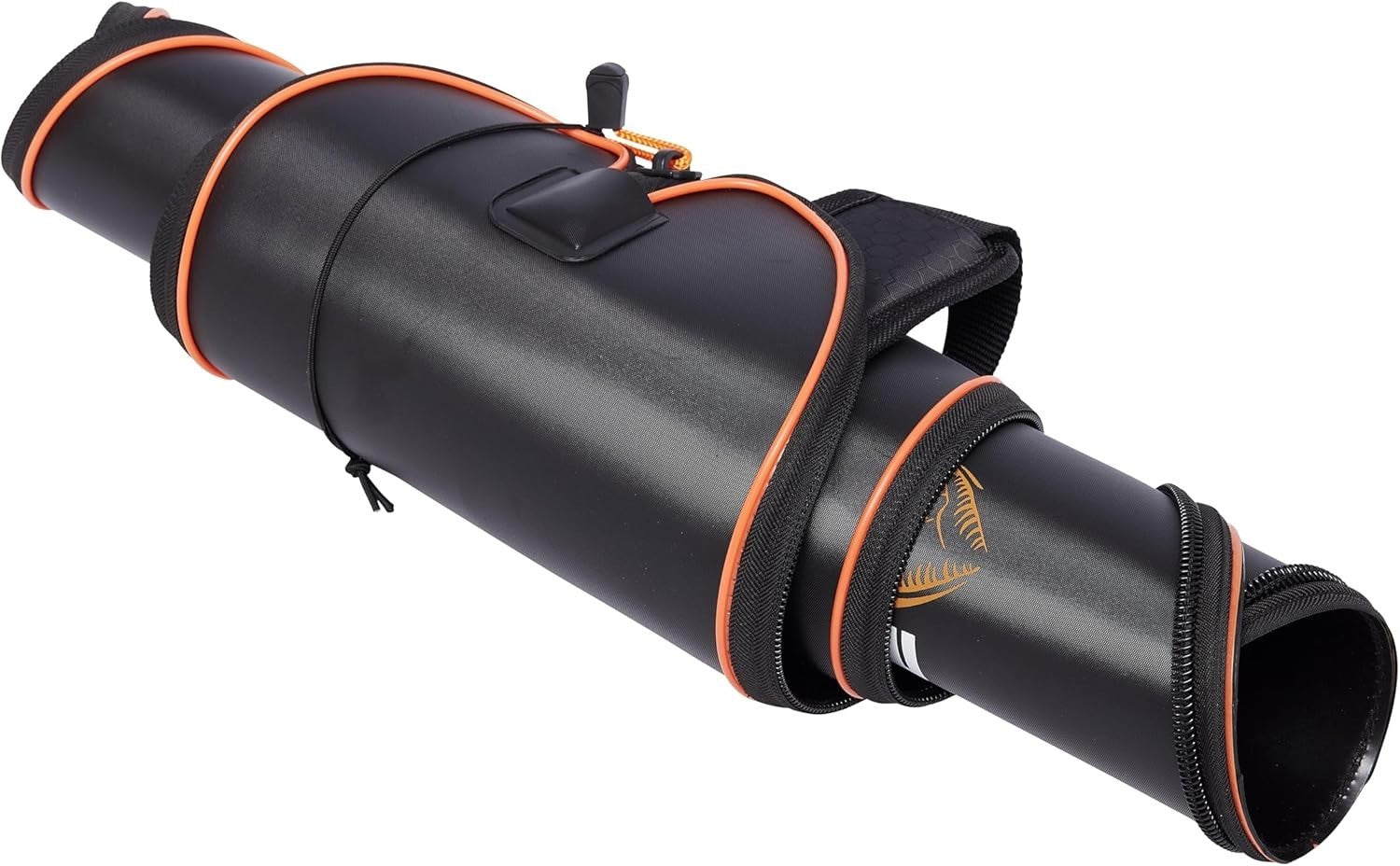 Waterproof Fishing Rod Bag 120cm EVA Carry Case Strap Black