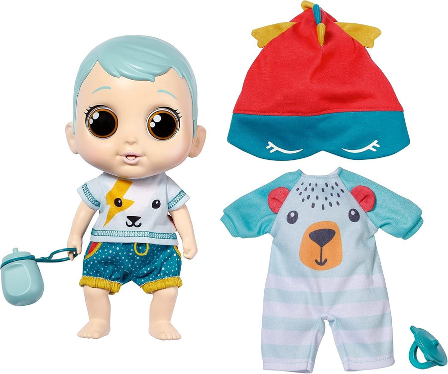 30cm Interactive Baby Doll 25+ Sounds Moving Eyes Outfit Set