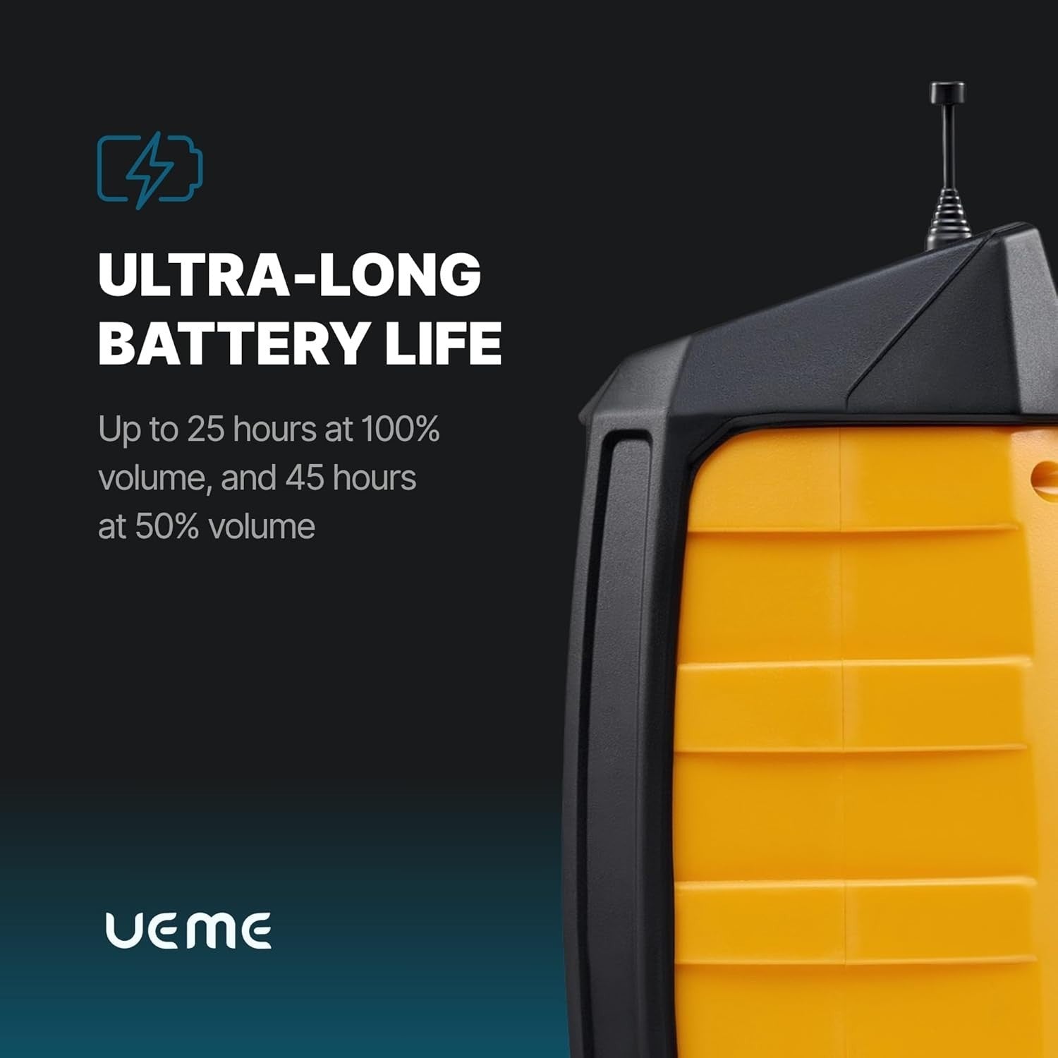 Rugged DAB+ FM Site Radio Bluetooth 6000mAh IP65 USB
