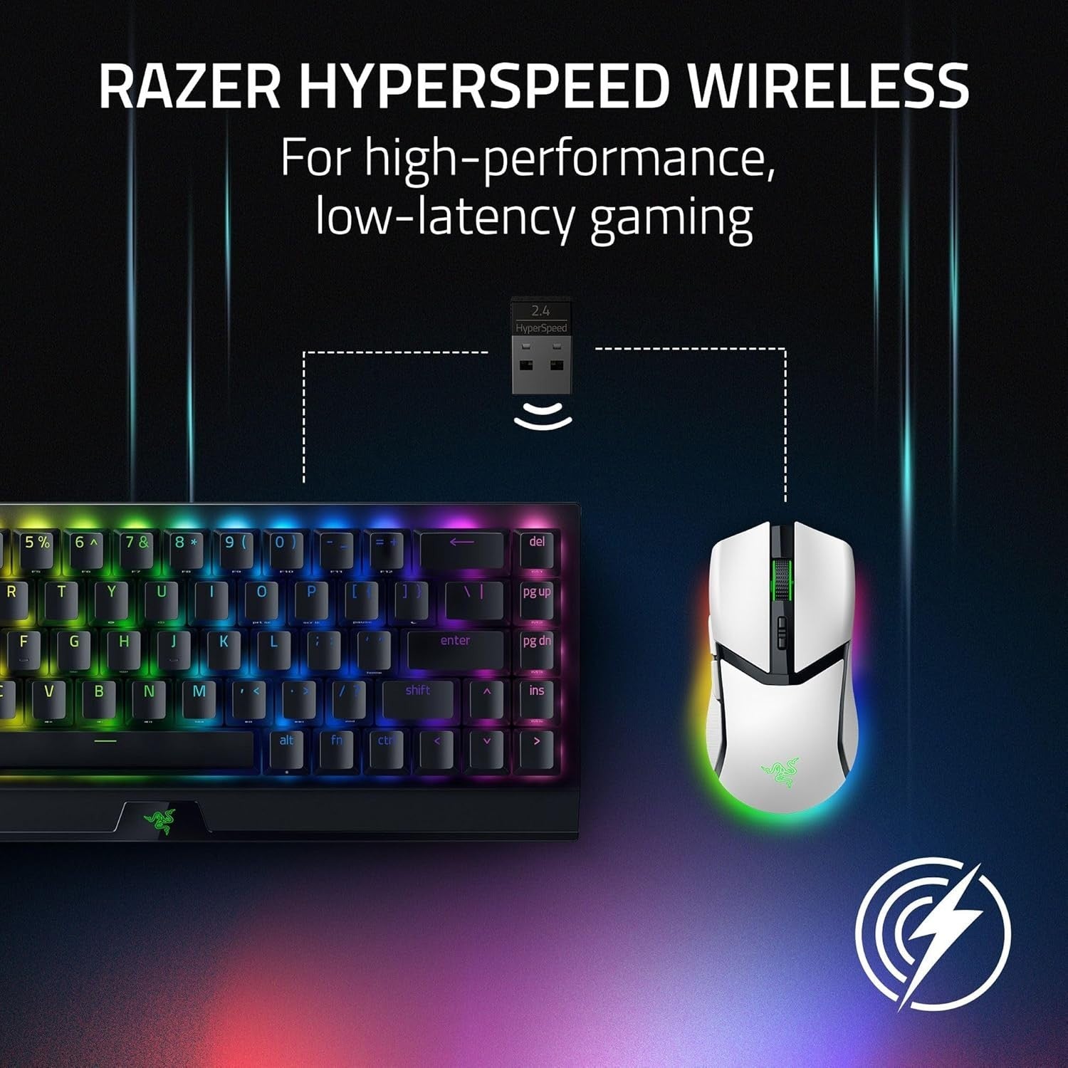 Wireless Gaming Mouse 30K DPI 8KHz RGB 10 Buttons Pro Sensor
