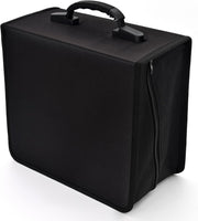 432 Disc CD DVD Storage Binder Case Zipper Media Organizer Black