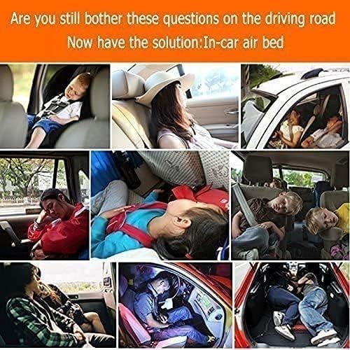 Car SUV Inflatable Air Mattress Bed 81×47×5.3CM with Pump