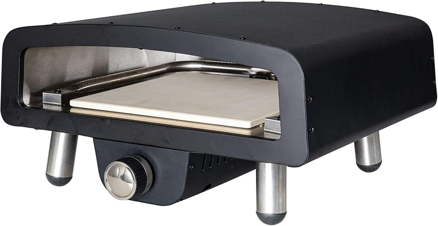 Gas Fired Outdoor Pizza Oven | Portable 450°C Stone Baked BBQ Grill for Garden