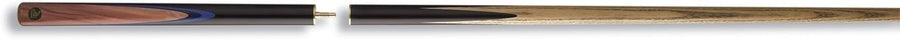 3/4 Jointed Ash Snooker Cue 57in Blue Veneer Splice 9.5–10mm Tip