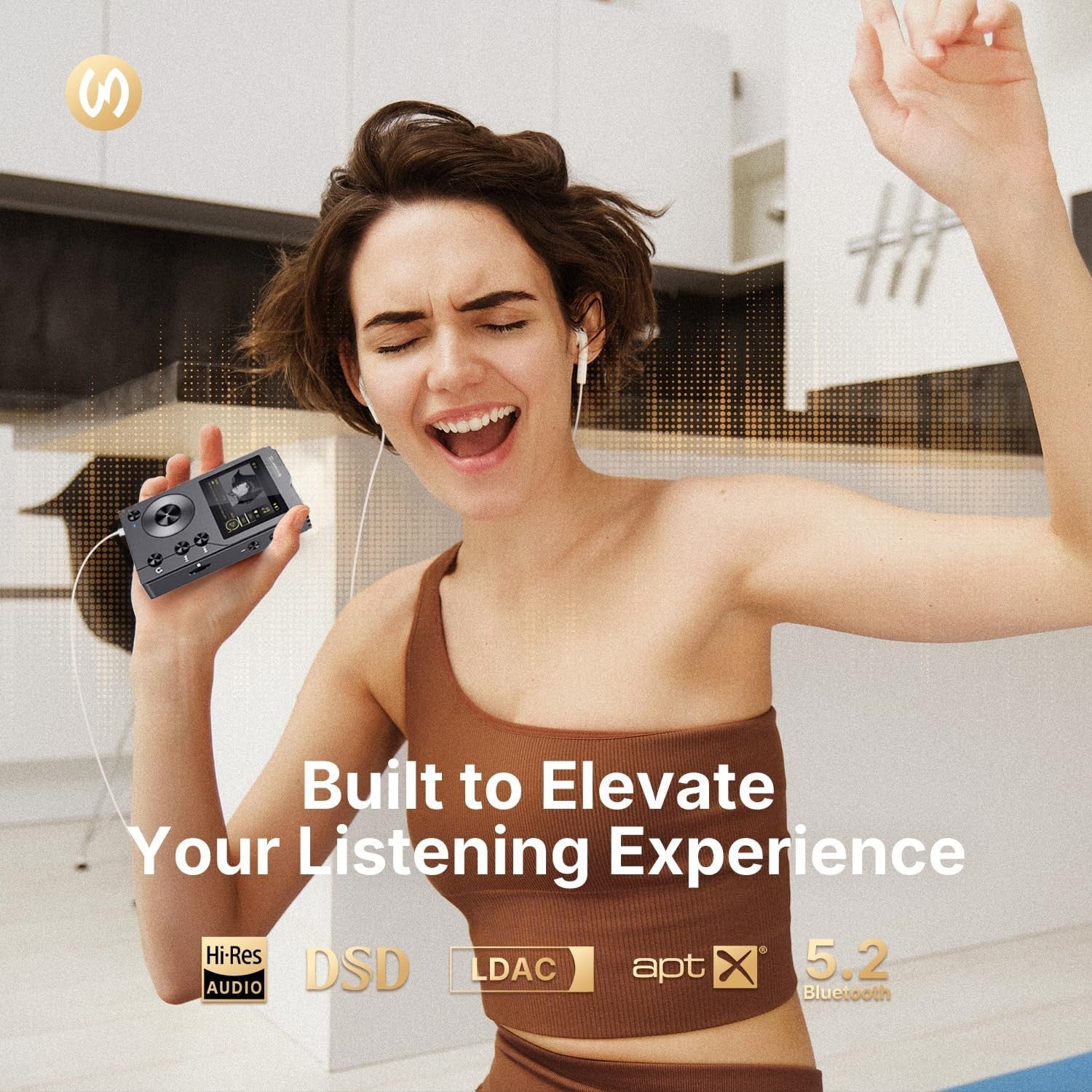 128GB HiFi MP3 Player Bluetooth DAC Lossless Audio