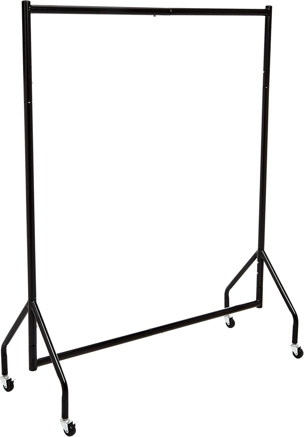 Heavy Duty Clothes Rail 1.21×1.52m Garment Rack Black