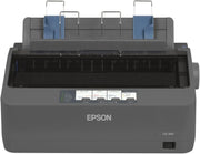 Grey Dot Matrix Printer Monochrome USB High Reliability Office Desk