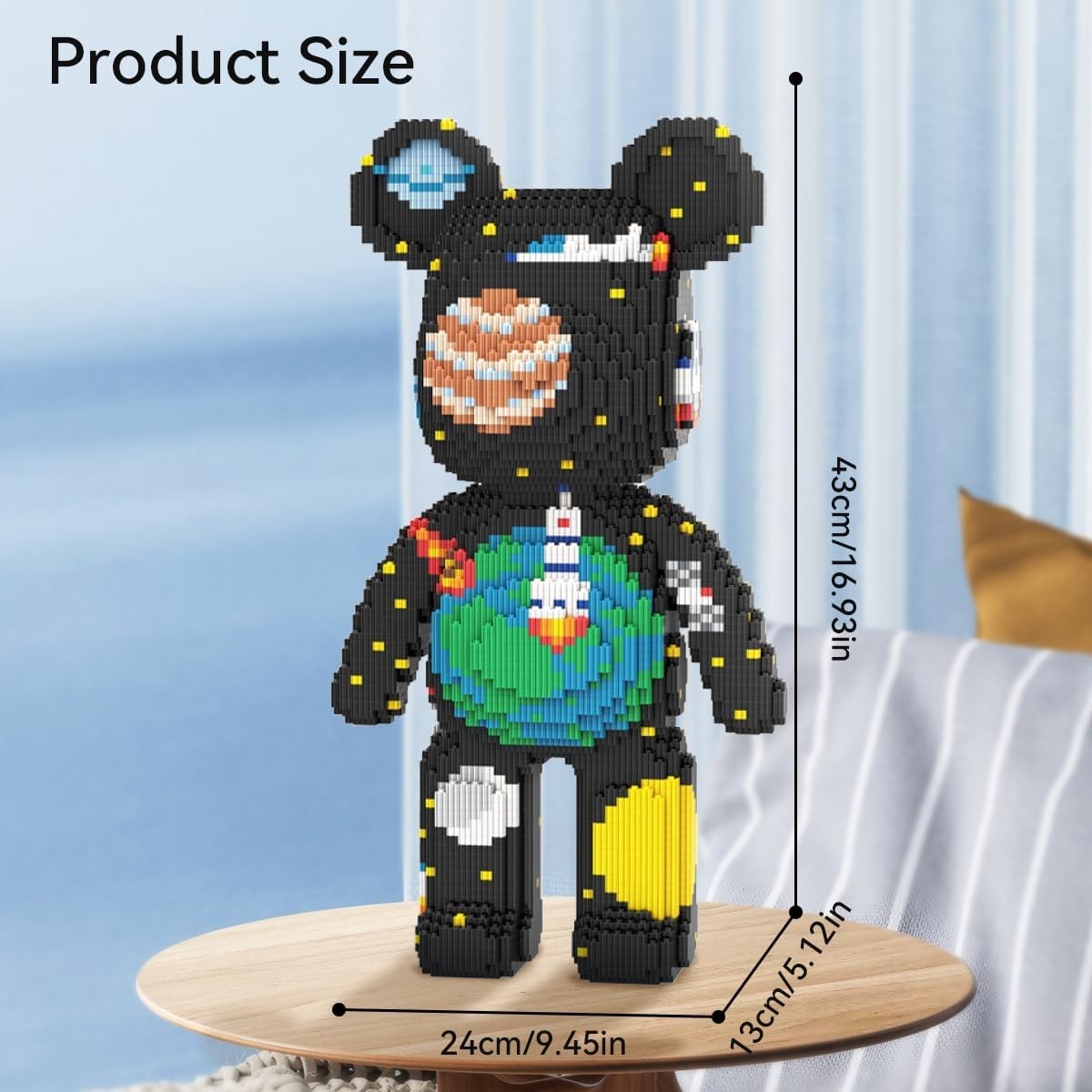 Micro Building Blocks Bear Model 5800pcs Creative Home Decor Gift for Adults