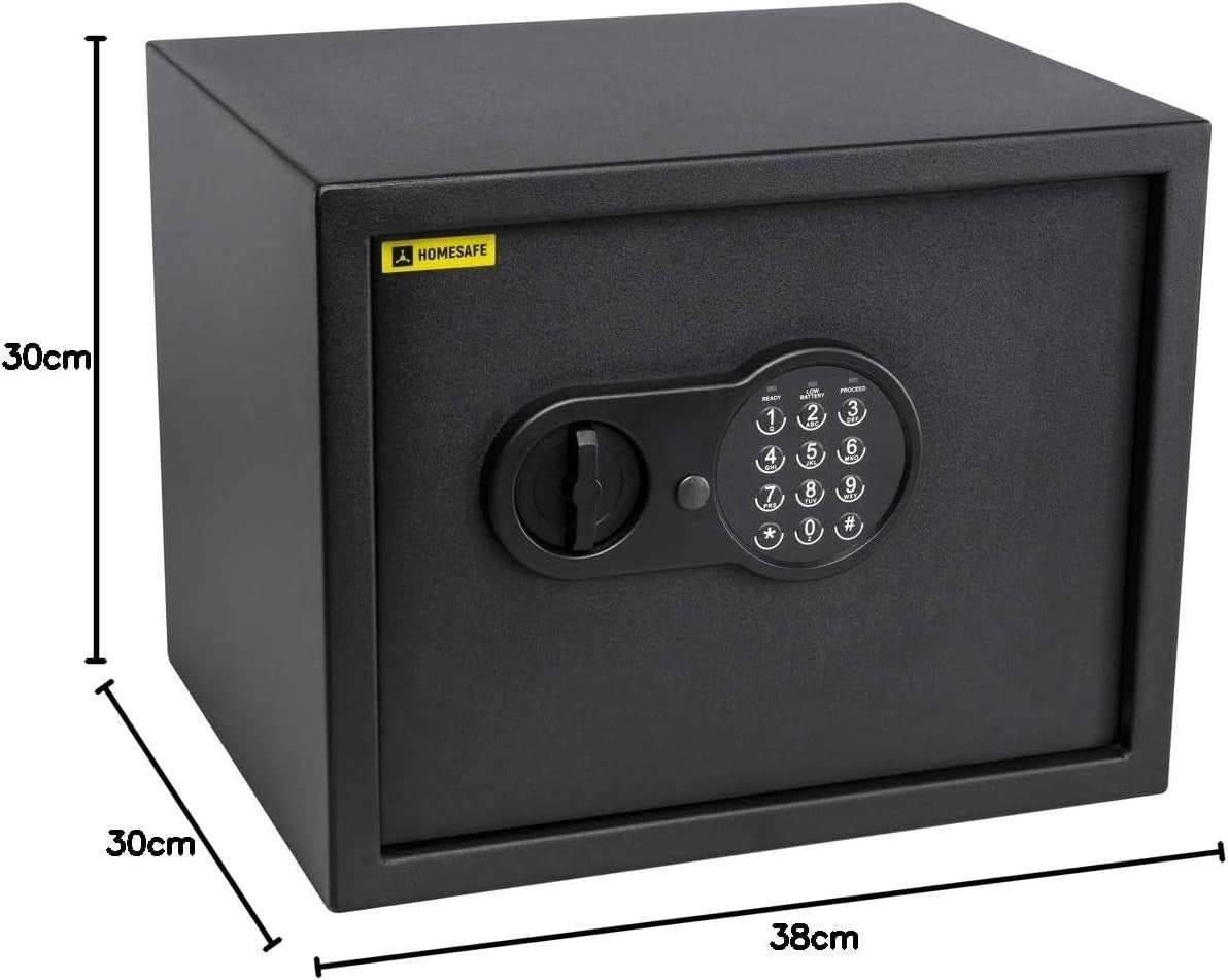 31L Digital Safe Box Electronic Lock Cash Jewelry Document Security