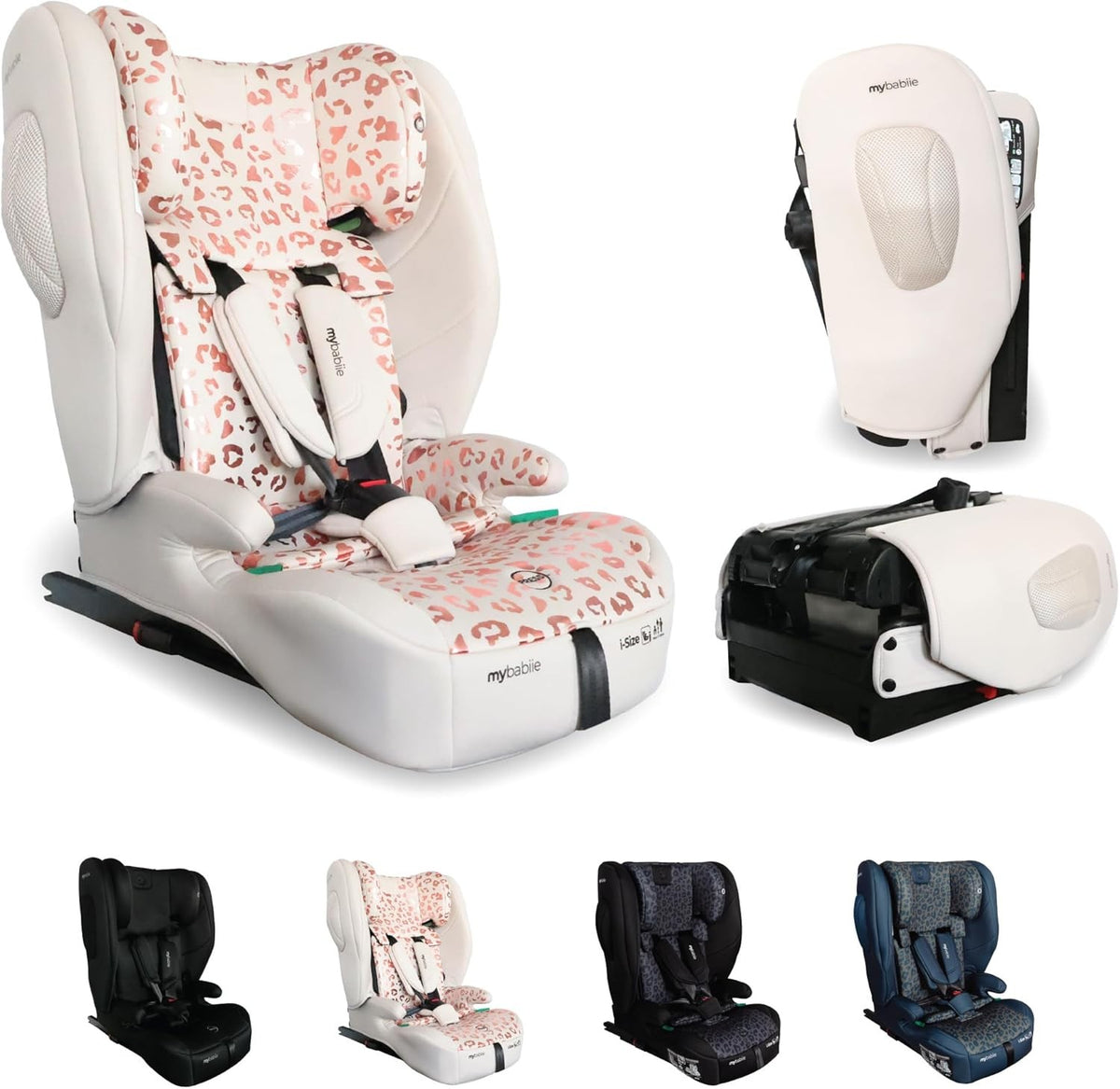 ISOFIX Toddler to Booster Car Seat i-Size Foldable Tether 15m–12Y