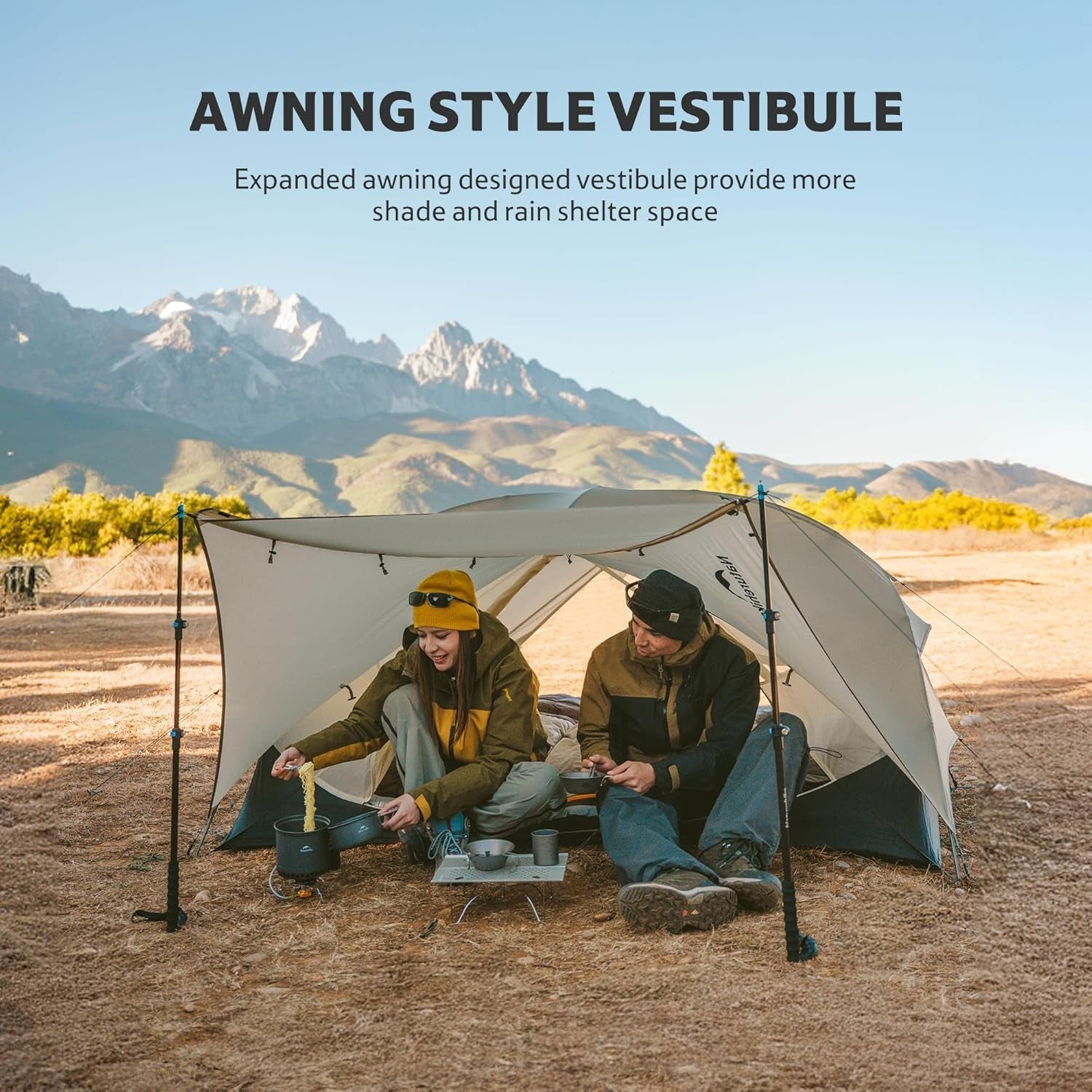 Ultralight 2 Man Camping Tent 3000mm Waterproof Hiking