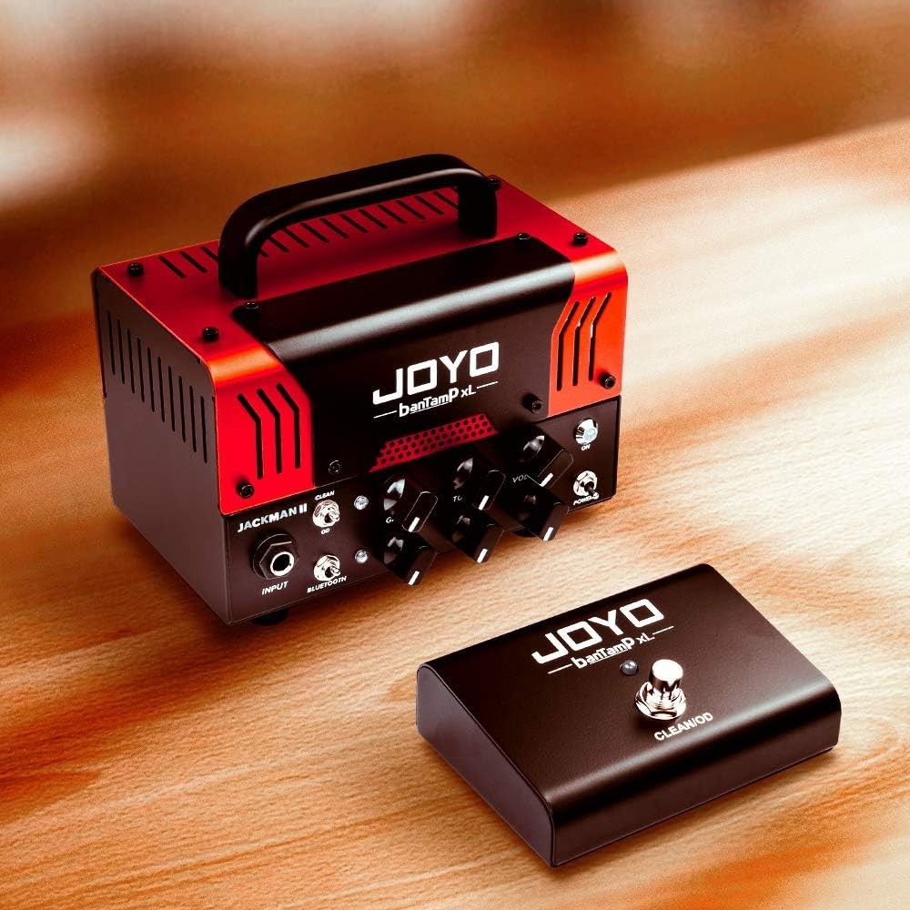20W Mini Guitar Amp Head Hybrid Tube 2-Channel Bluetooth Clean & Distortion