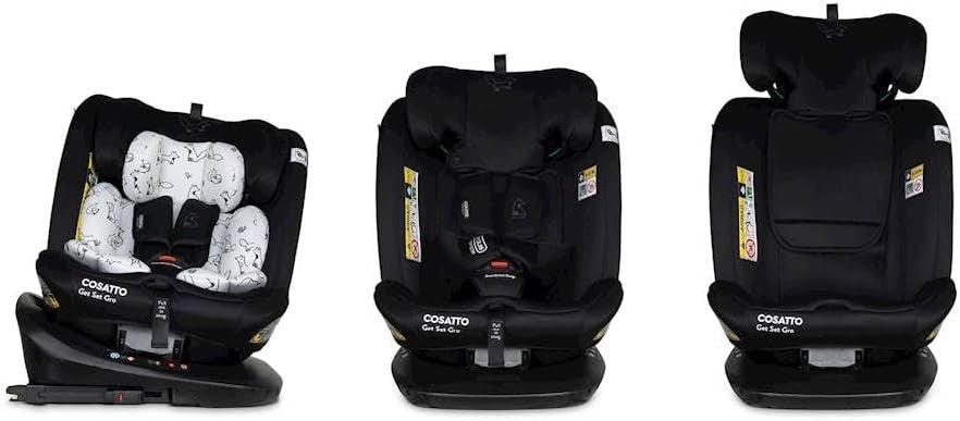 360° Rotating ISOFIX i-Size Car Seat 0–12 Years Rear & Forward Facing