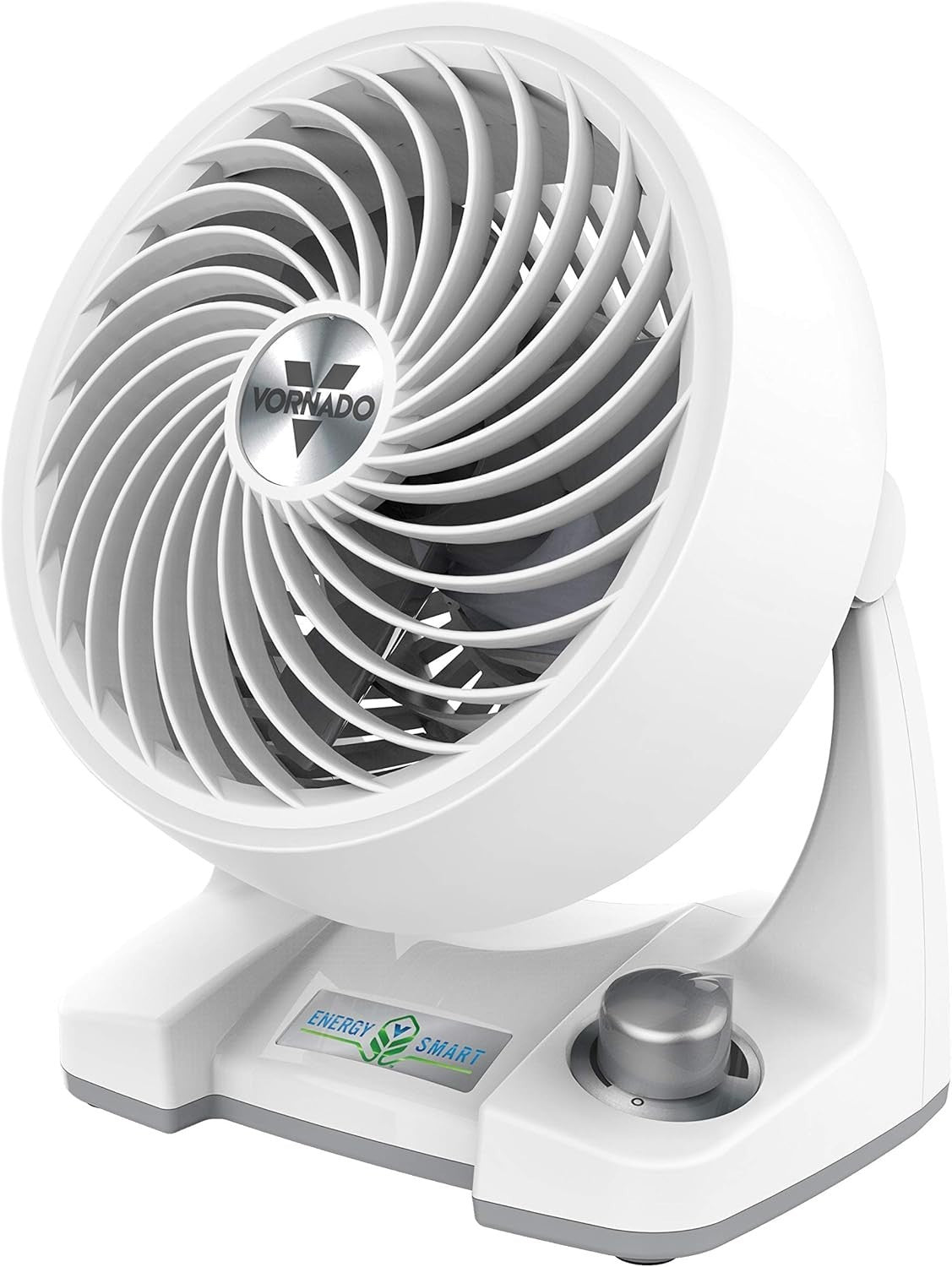 Compact Air Circulator Fan – Quiet 2-Speed Cooling Desk Fan Adjustable Tilt