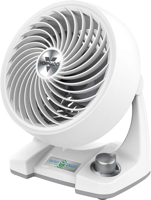 Compact Air Circulator Fan – Quiet 2-Speed Cooling Desk Fan Adjustable Tilt