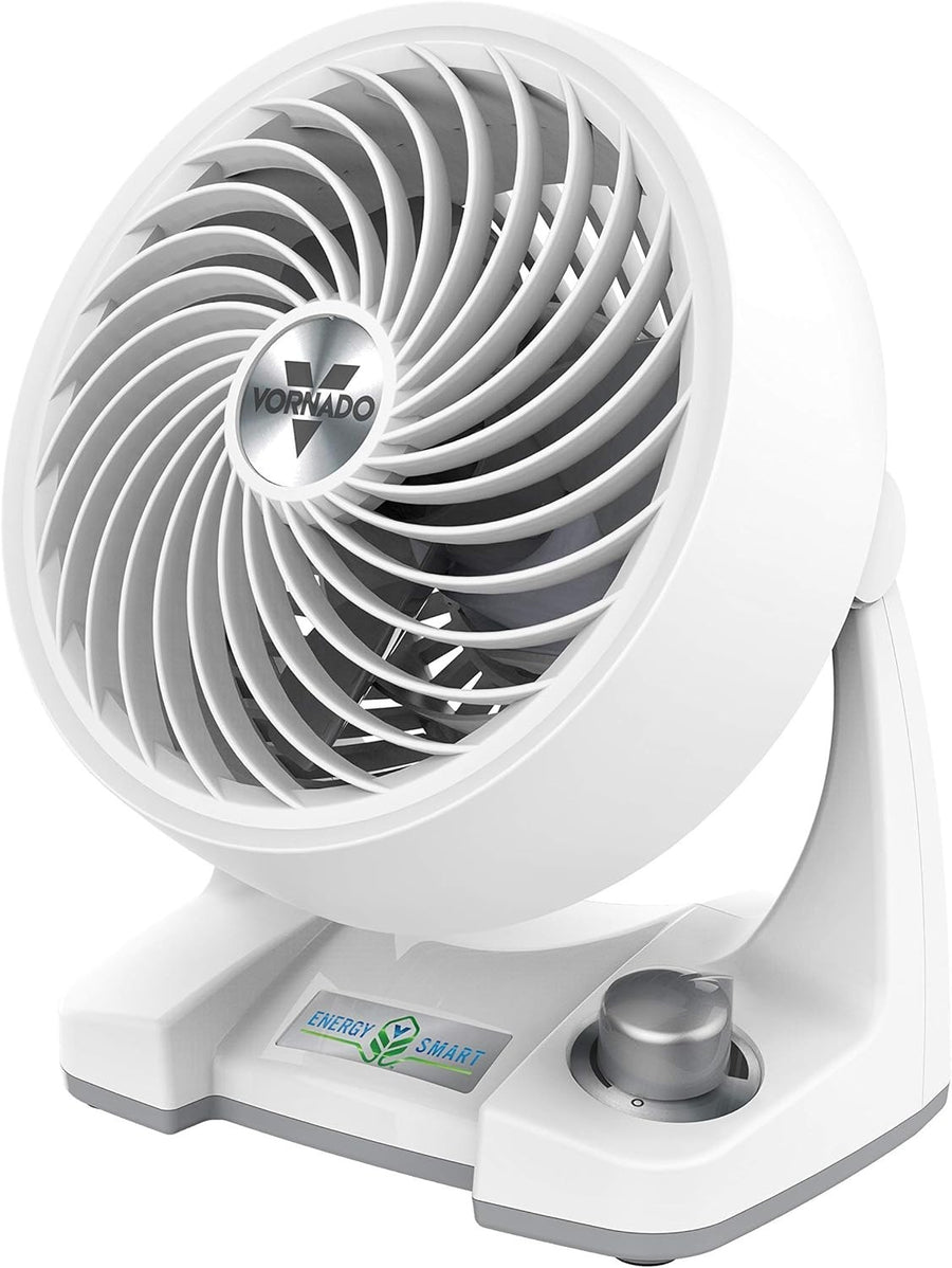 Compact Air Circulator Fan – Quiet 2-Speed Cooling Desk Fan Adjustable Tilt