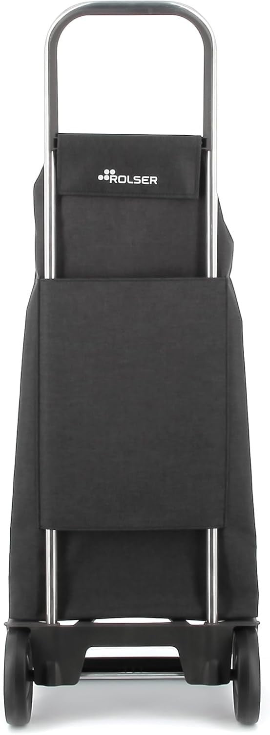 Rolser 40L 2-Wheel Shopping Trolley Durable Acrylic Black/White