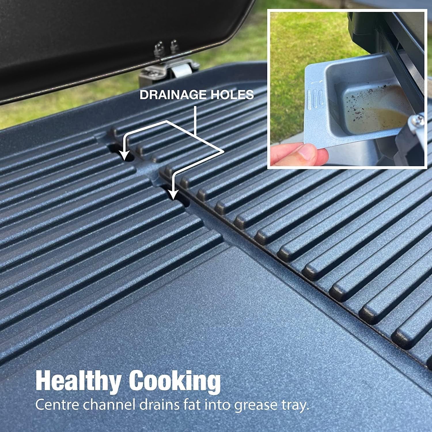 Electric BBQ Grill with Adjustable Temperature & Stand – Indoor Outdoor