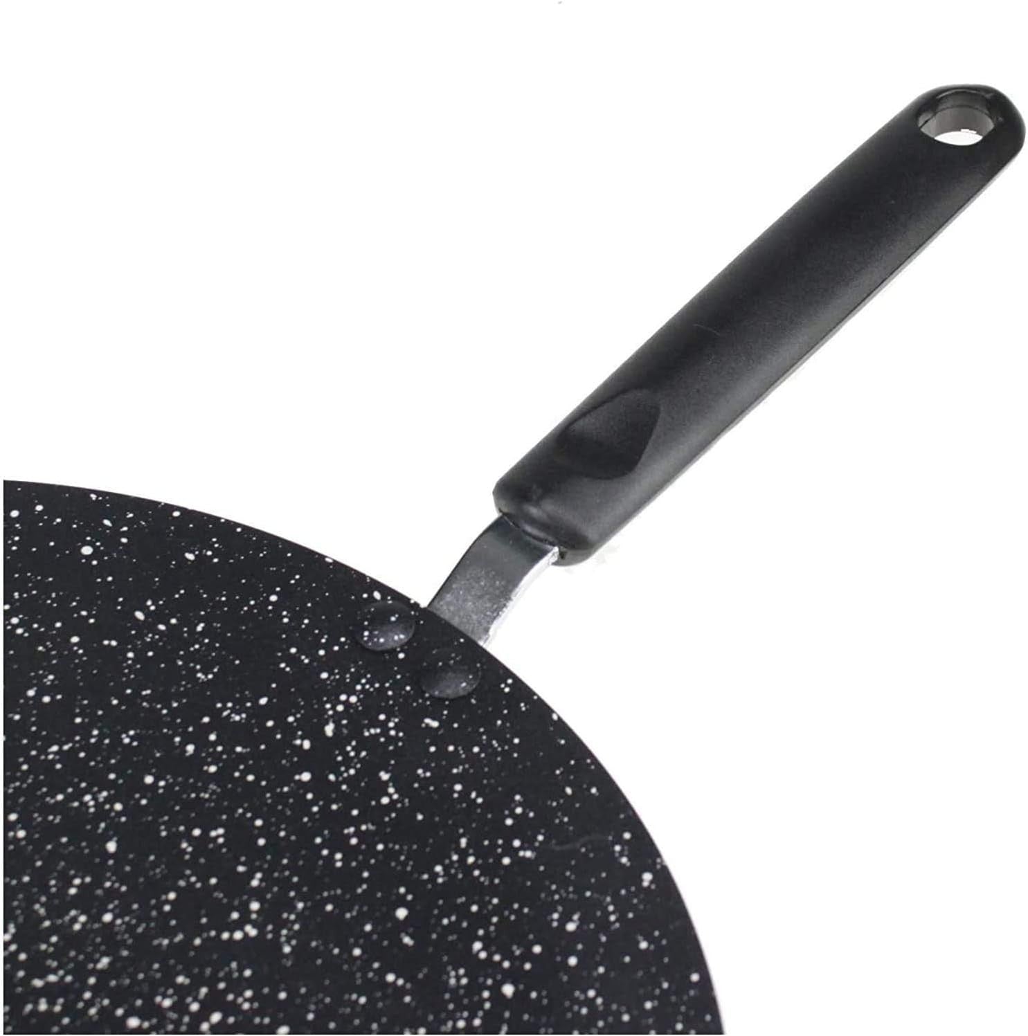 30cm Non Stick Flat Tawa Marble Coated Roti Dosa Crepe Pancake Pan Easy Clean