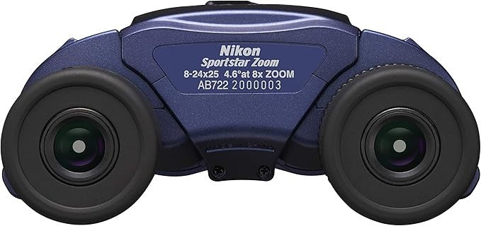 8–24x25 Compact Zoom Binoculars | Lightweight Travel Optics | Portable HD View