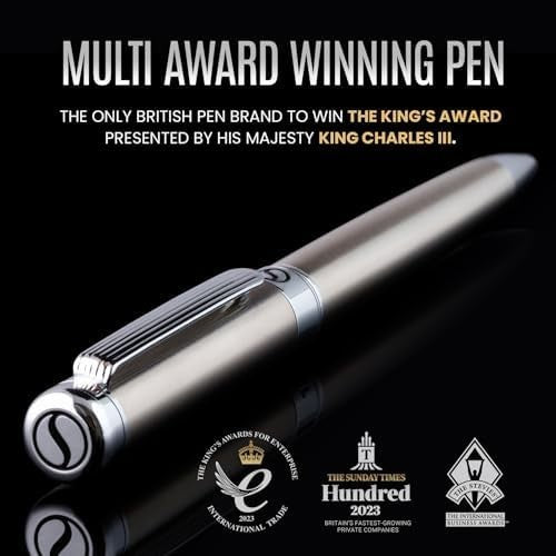 Luxury Stainless Steel Roller Ball Pen ✨ Smooth Refillable Executive Tool