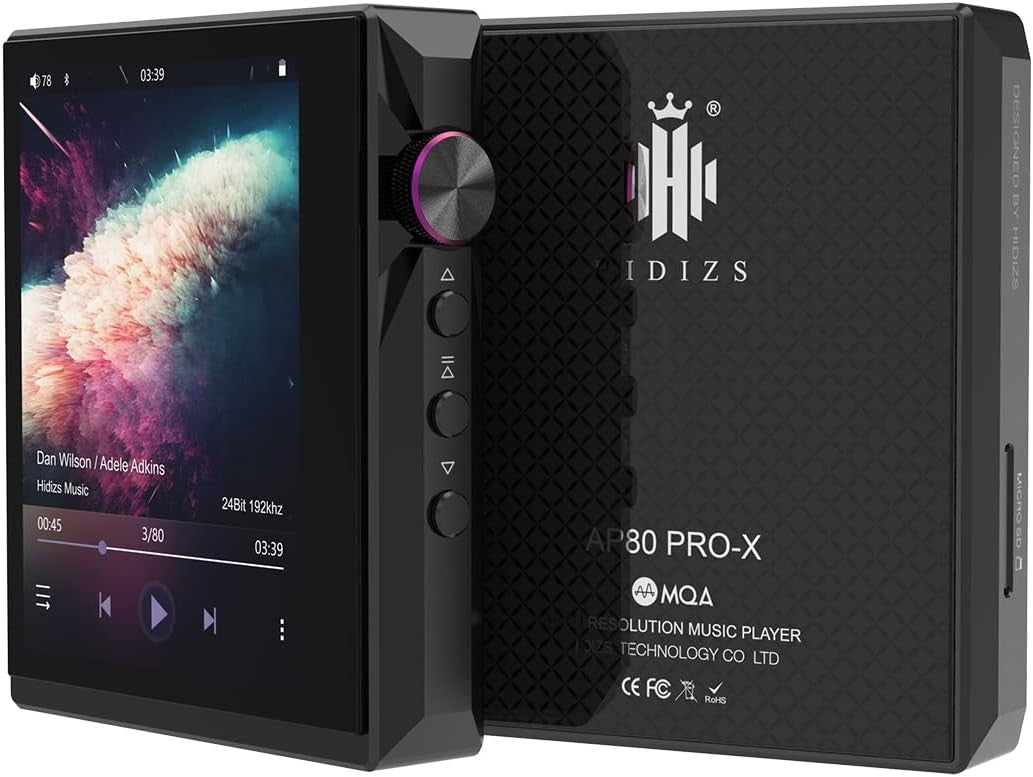 HiFi MP3 Player Dual DAC MQA DSD256 Bluetooth 32GB