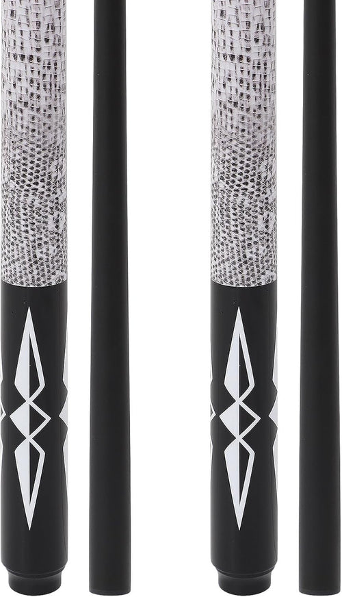 58in Pool Cue Fiberglass Graphite 19–20oz 13mm Tip 2pc Pro Stick