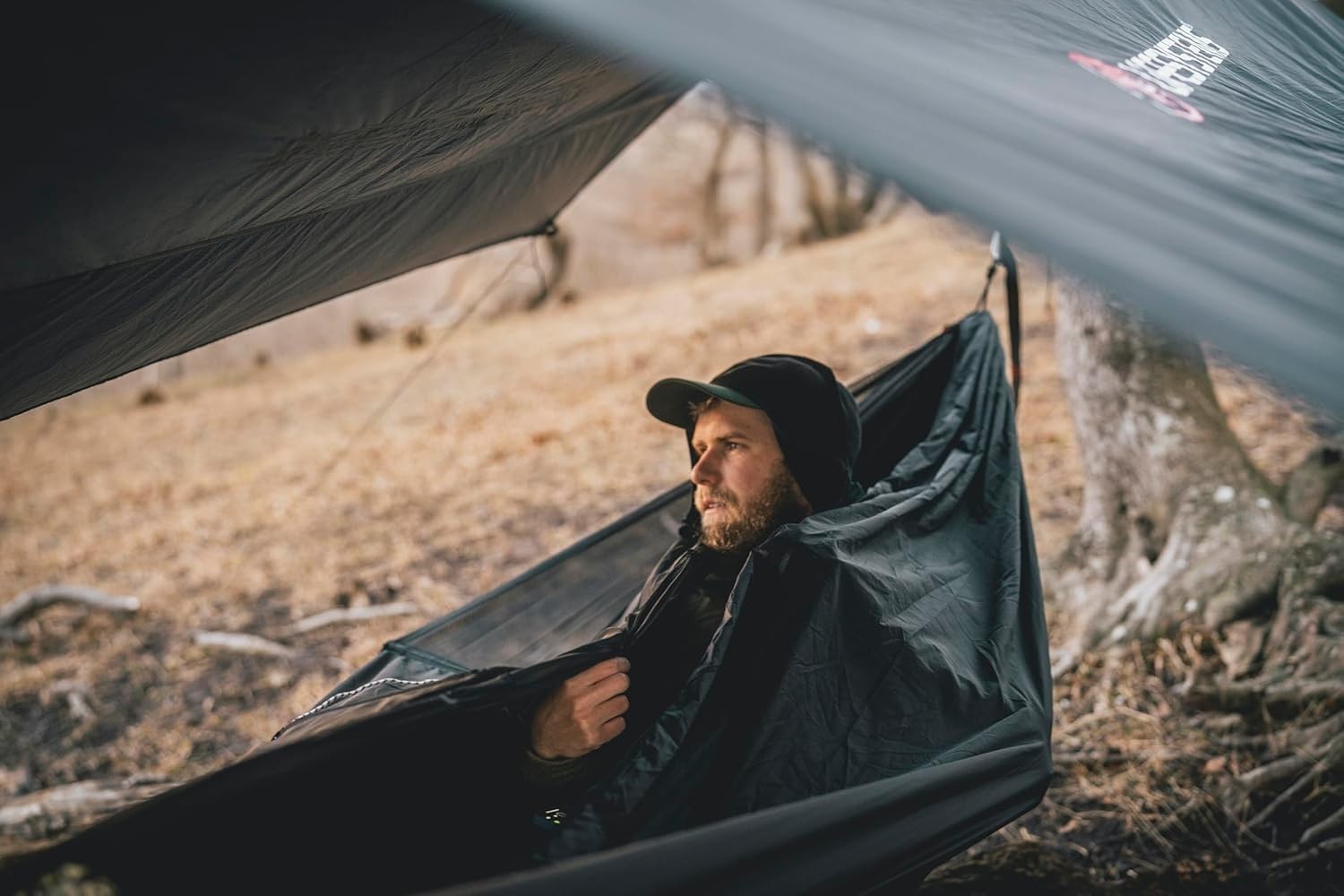 Camping Hammock with Mosquito Net | 290x140cm | 300kg Capacity | Full Setup