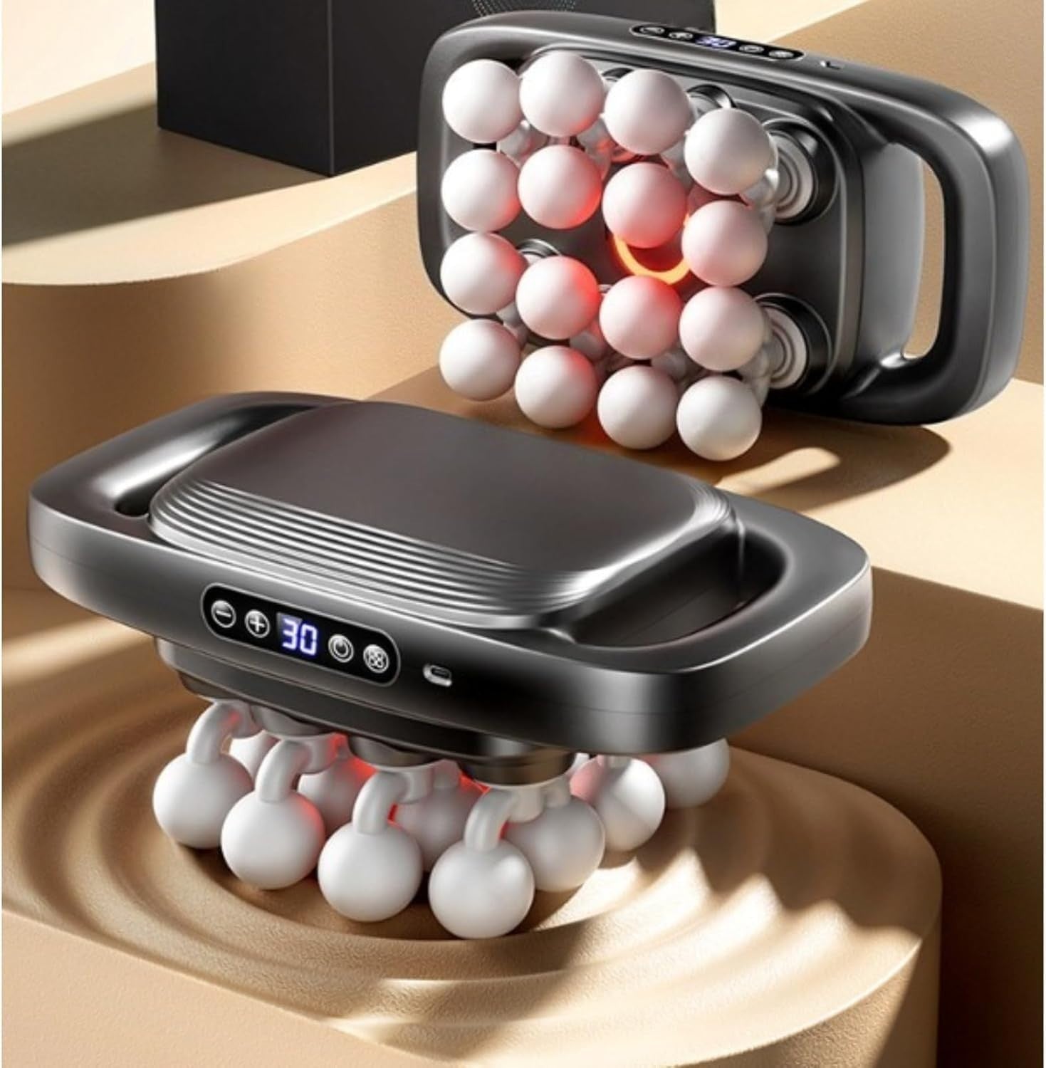 16 Head Deep Tissue Massage Gun 30 Levels Full Body Muscle Massager