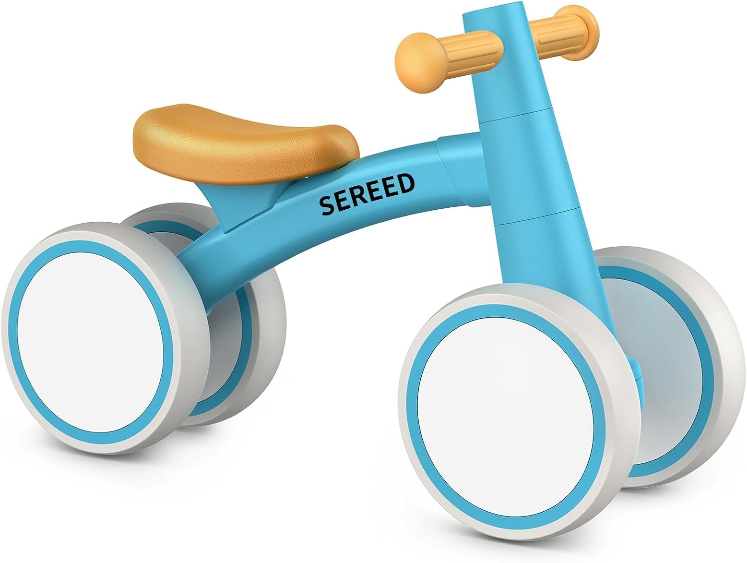 Baby Balance Bike 4 Wheel Toddler First Bike 1st Birthday Gift 1-2 Year