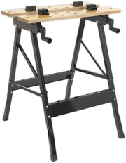Folding Workbench 290mm Capacity MDF Top Vice Grip Portable DIY Table