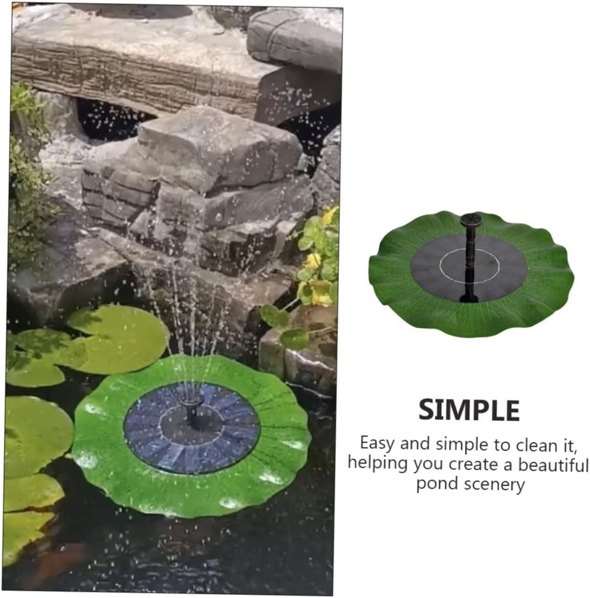 4x Solar Bird Bath Fountain Garden Water Feature Floating Energy-Saving Set