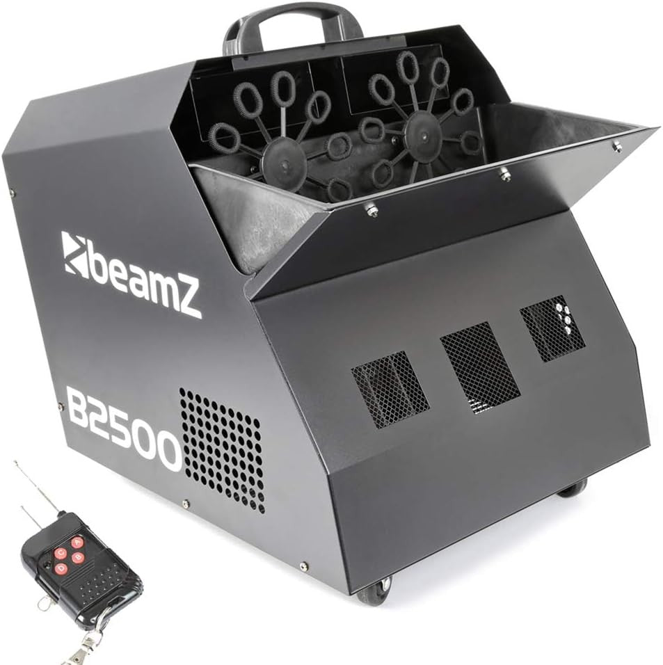 Professional Bubble Machine Twin Fan Remote 2L Fluid