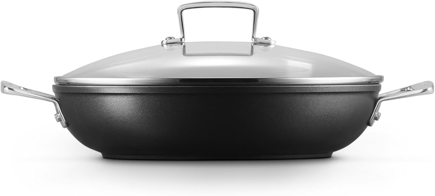 28cm Toughened Non Stick Casserole with Glass Lid – Oven & Induction Safe