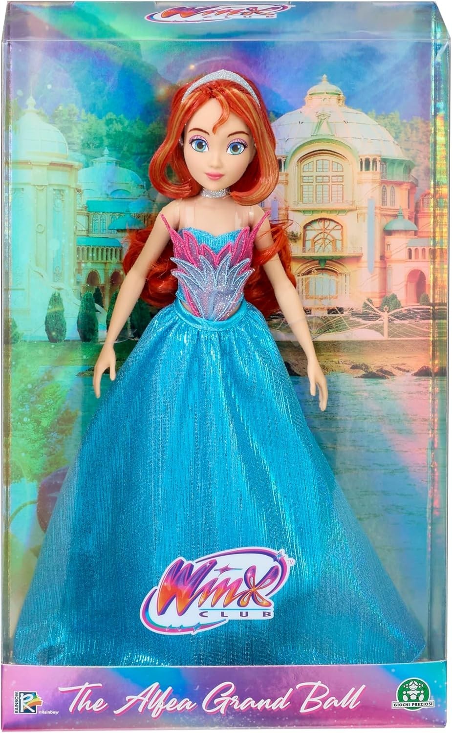 Fairy Ball Fashion Doll Sparkling Blue Gown Tiara Articulated Toy