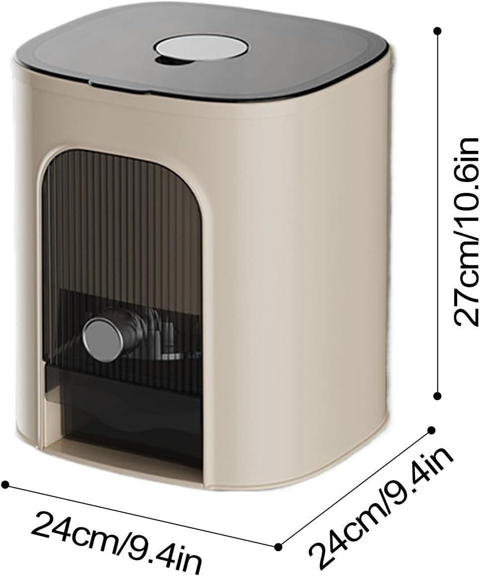 Airtight Rice Holder Dispenser Grain Storage Container with Lid Bin