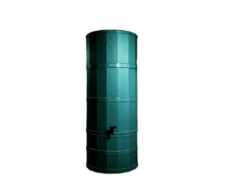 Green 200L Water Butt Kit With Stand Tap Diverter Tower Rain Storage UK