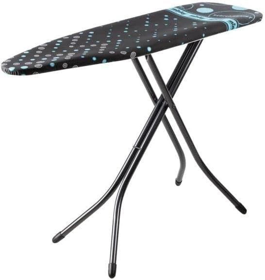 Full Size Ironing Board 122x38cm Stable Folding Steam Iron Rest Height Adjust