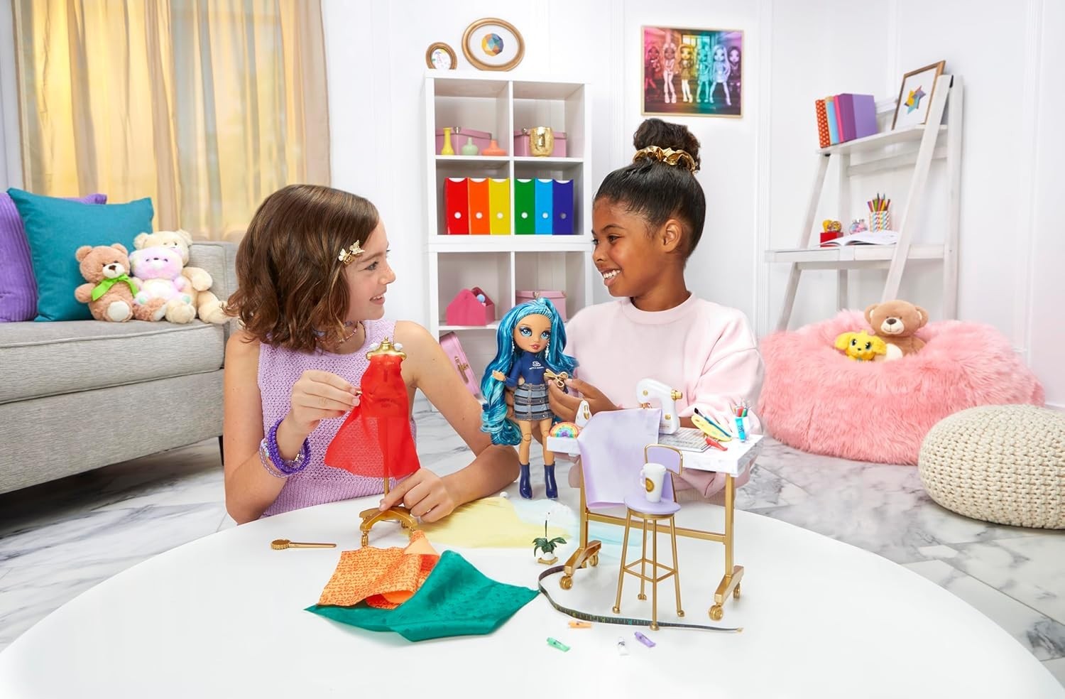 Fashion Design Studio Playset Doll No Sew Kit 300+ Designs