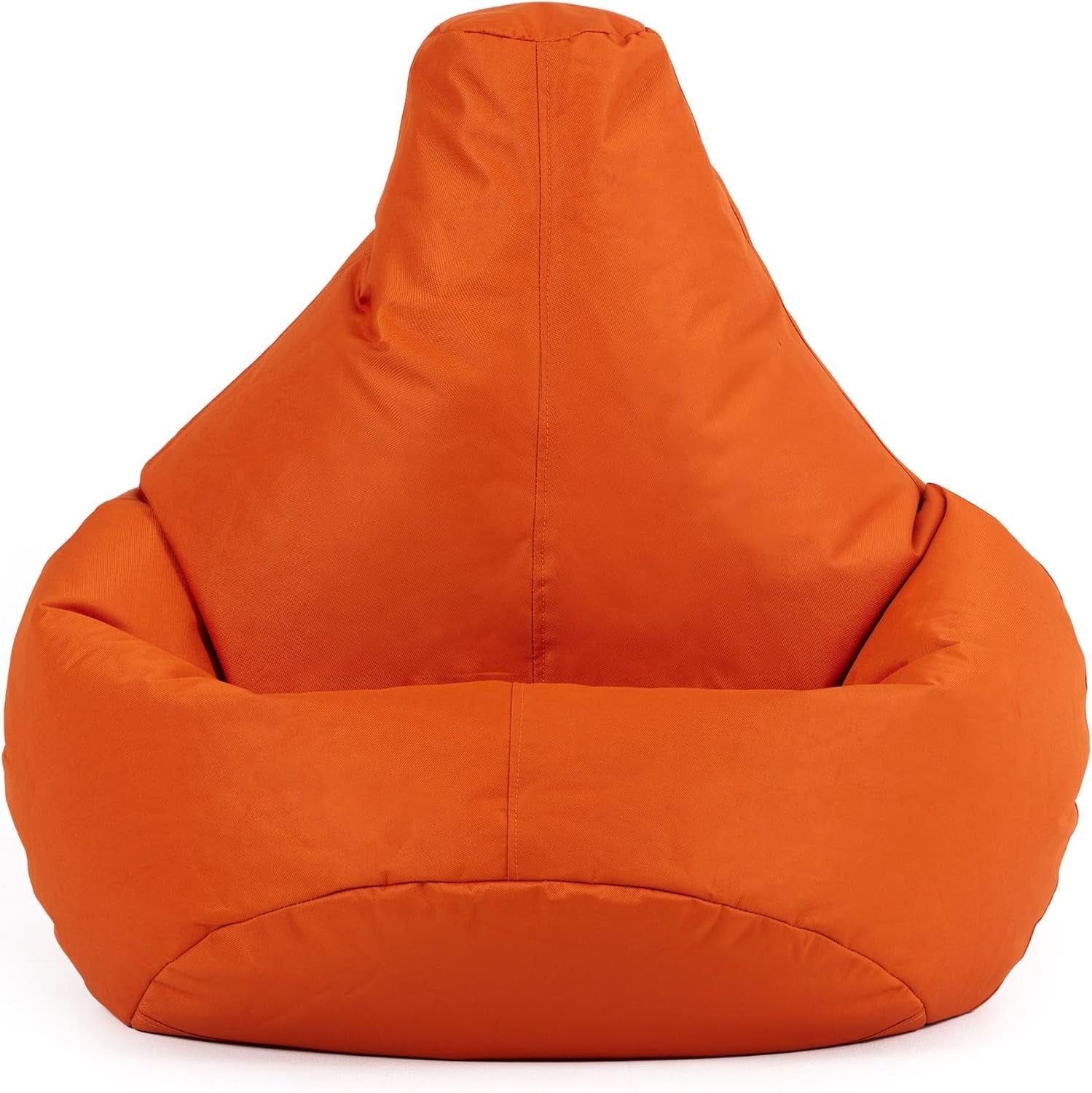 Kids Outdoor Bean Bag Chair Waterproof Gaming Seat – Orange Indoor Use