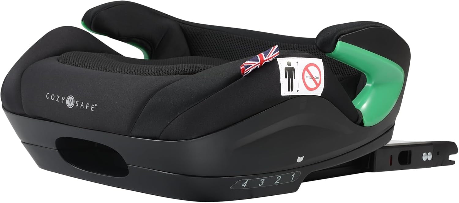 i-Size ISOFIX Booster Car Seat 125–150cm 7–12Y Swivel Cup Holder