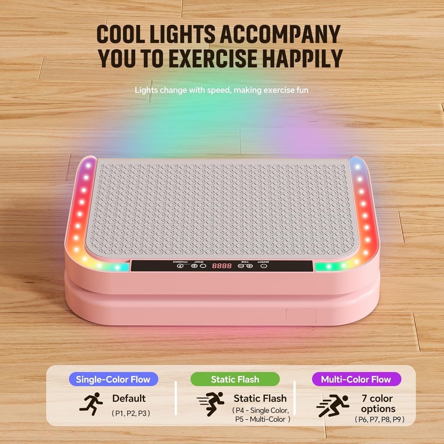 Bluetooth Vibration Fitness Platform 200 Levels 440lb Recovery