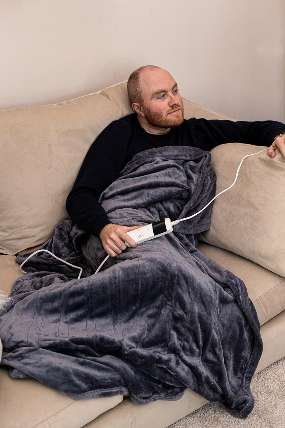 Electric Heated Throw Blanket 120x160cm 10 Heat Auto Shut Off Washable